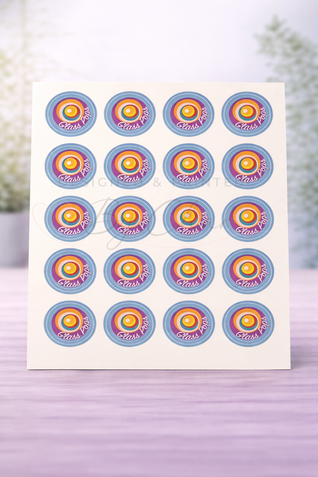 Matte Round Stickers