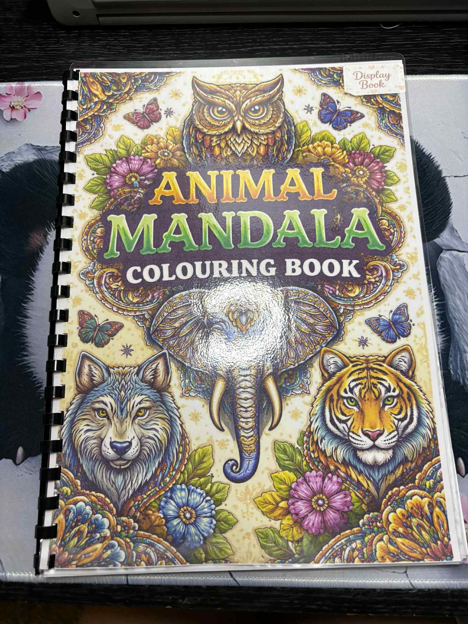 Animal Mandala Colouring Book
