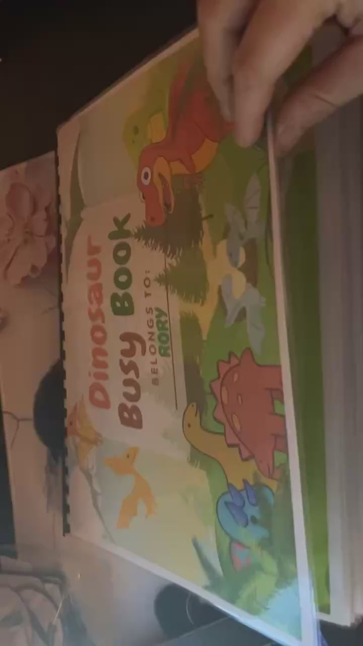 Dinosaur Busy Book